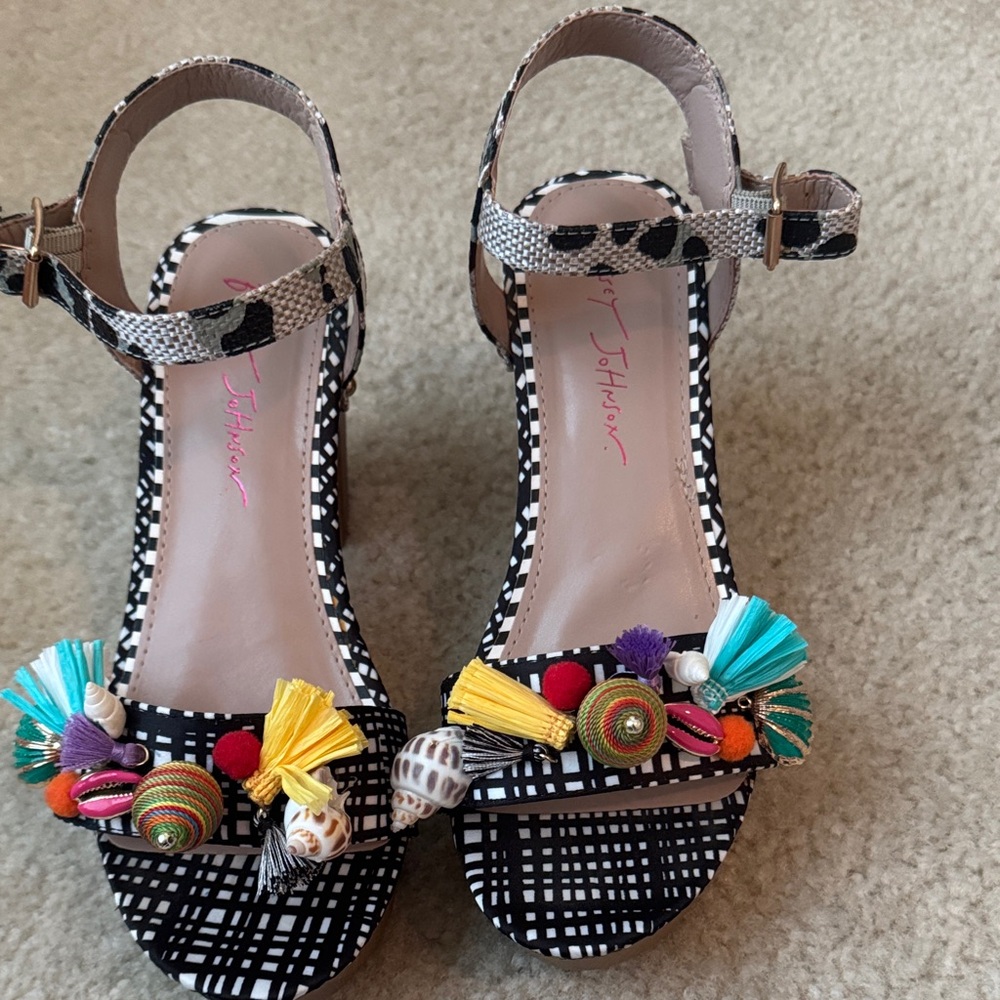 Betsey Johnson, Sandals with Tassels